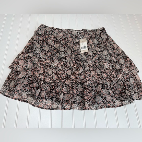 Boden Ruffle Mini Skirt Women 12 Floral Petal Spring NEW. 822 - Picture 1 of 3